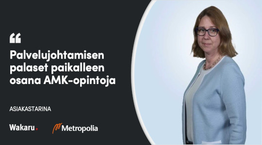 Palvelujohtamisen palaset paikalleen osana AMK-opintoja